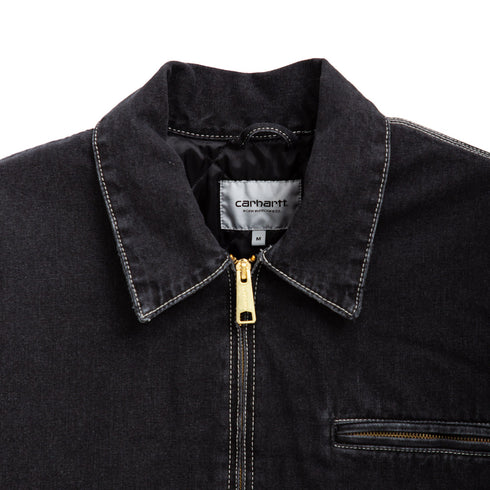 Carhartt WIP OG Detroit Jacket Black Stone Washed I033039.89.06.03 Degli Uberti